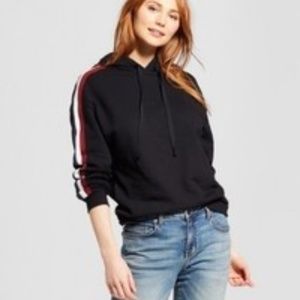 Women's Grosgrain Hoodie - Who What Wear Black S